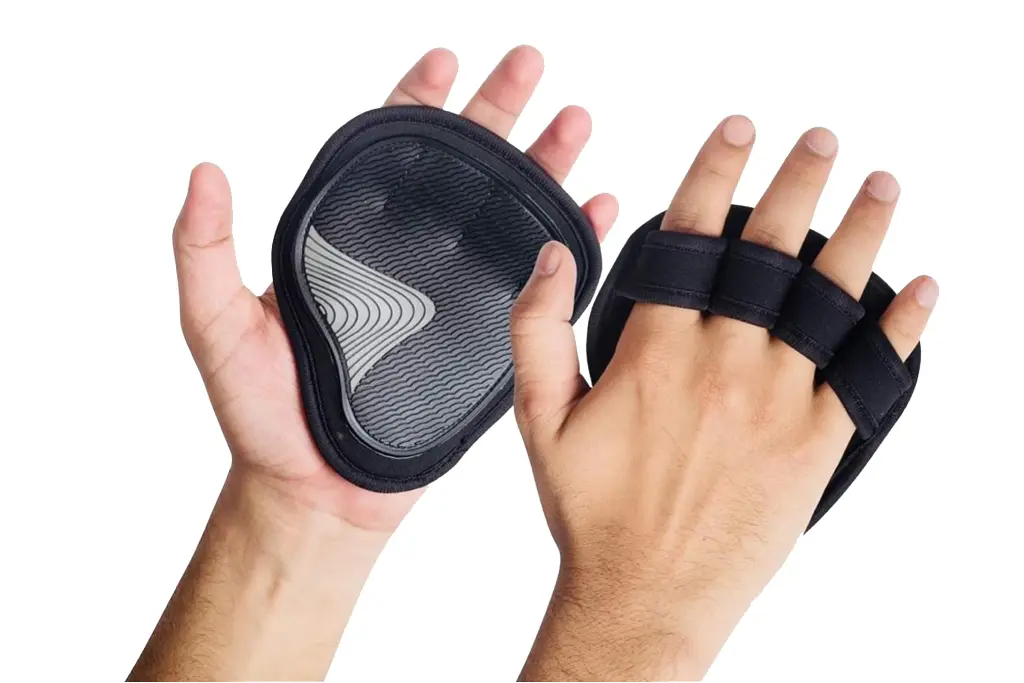 Silicon Padded Palm For Workout Black and Grey