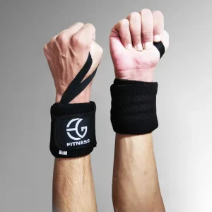 Dark Grey Color Weightlifting Wrist Wraps For workout
