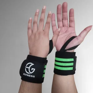 Green Color WEightlifting Wrist Wraps For workout