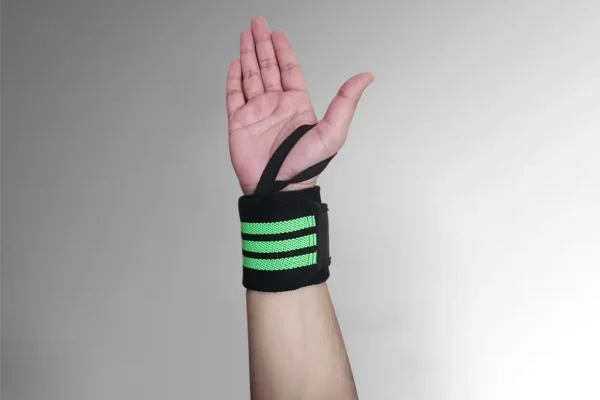 Green Color WEightlifting Wrist Wraps For workout